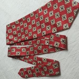Nordstrom Robert Talbott Men's tie 100% Silk in Red
